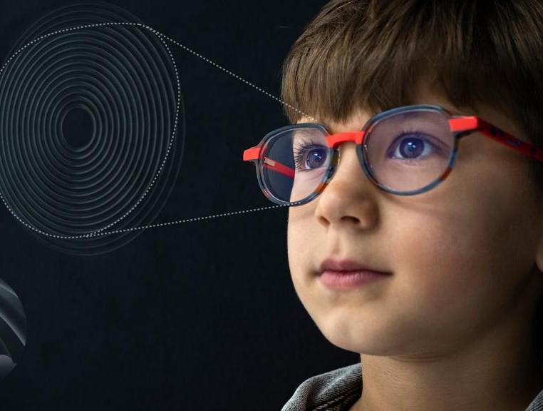 Woman during an eye exam